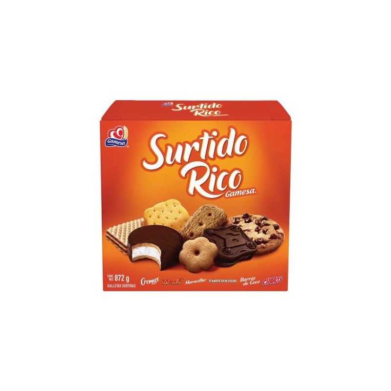 GALLETAS GAMESA SURTIDO RICO 848 GRS 