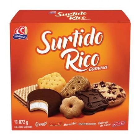 GALLETAS GAMESA SURTIDO RICO 848 GRS 