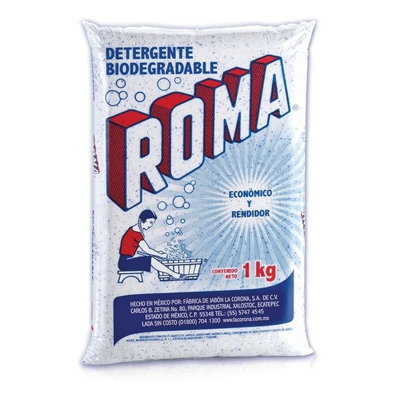 DETERGENTE BIODEGRADABLE ROMA 10/1 KG 