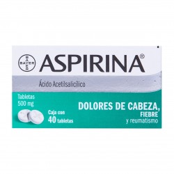 ASPIRINA 40 TABLETAS ACIDO...