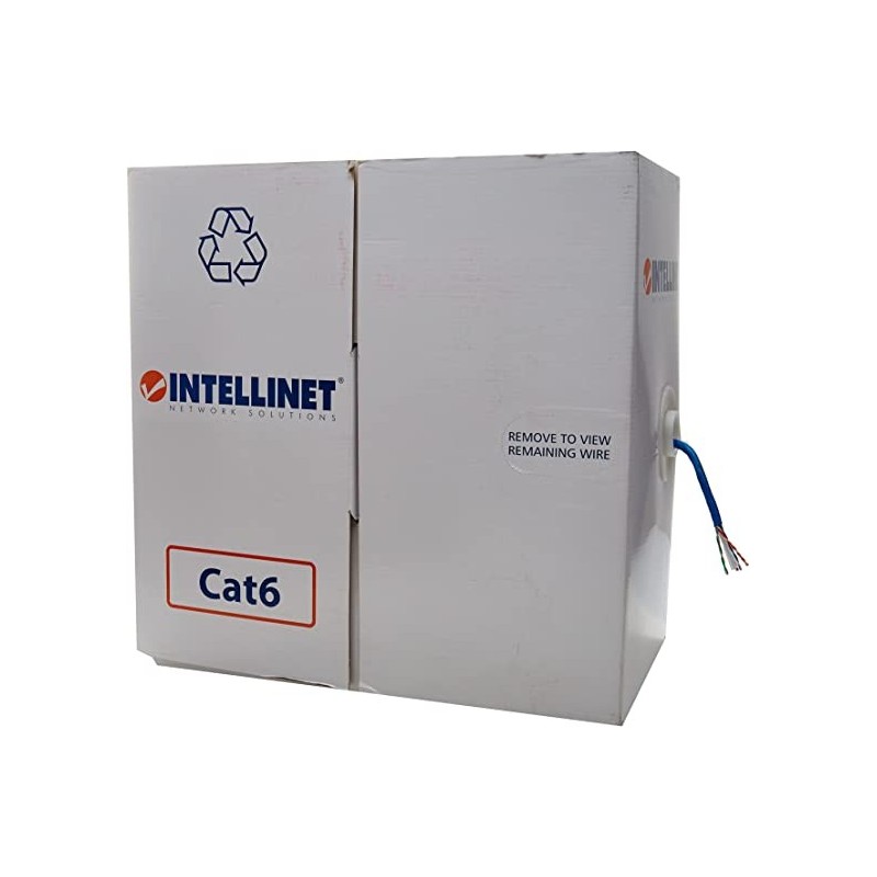 Intellinet Bobina Cable Utp De Red Cat