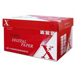 PAPEL XEROX DIGITAL CARTA DE 75GRS 99% BLANCURA 10 PAQUETES CON 500 HOJAS C/UNO 